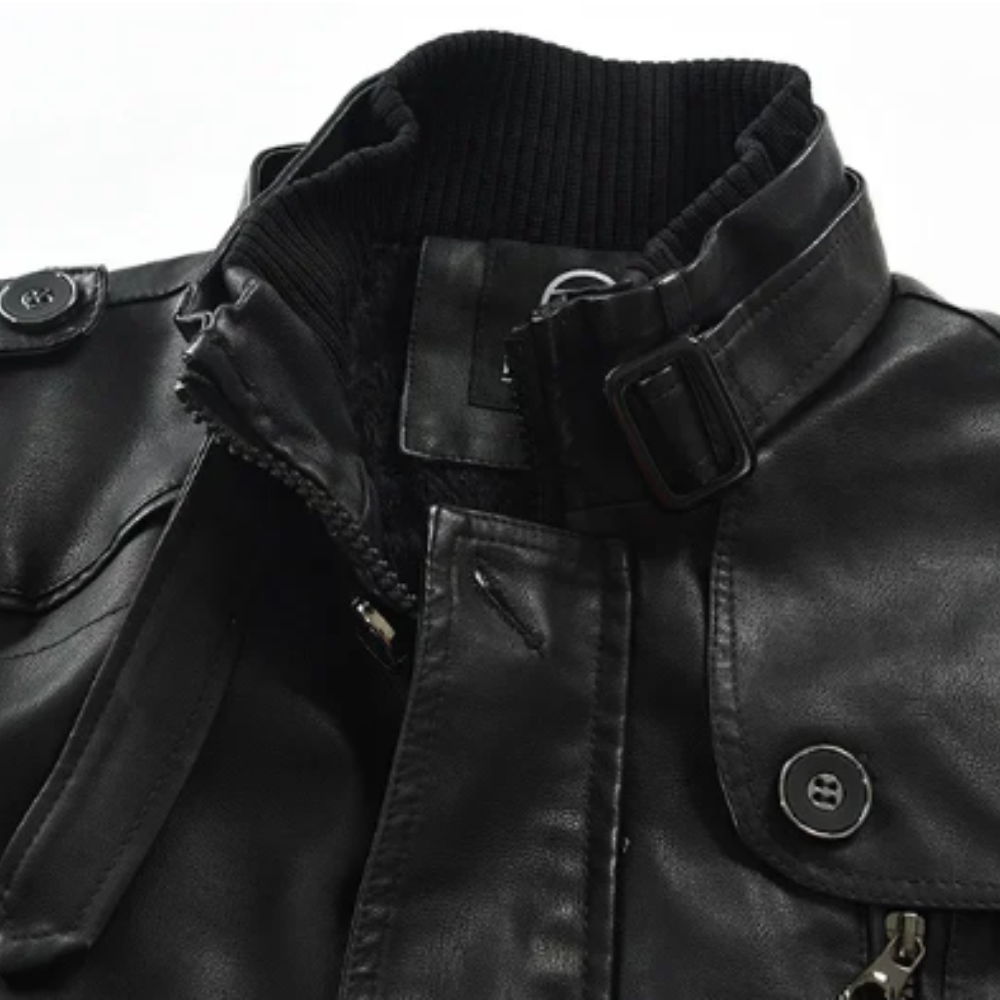 ANDRE™|GIACCA LUNGA ELEGANTE BIKER