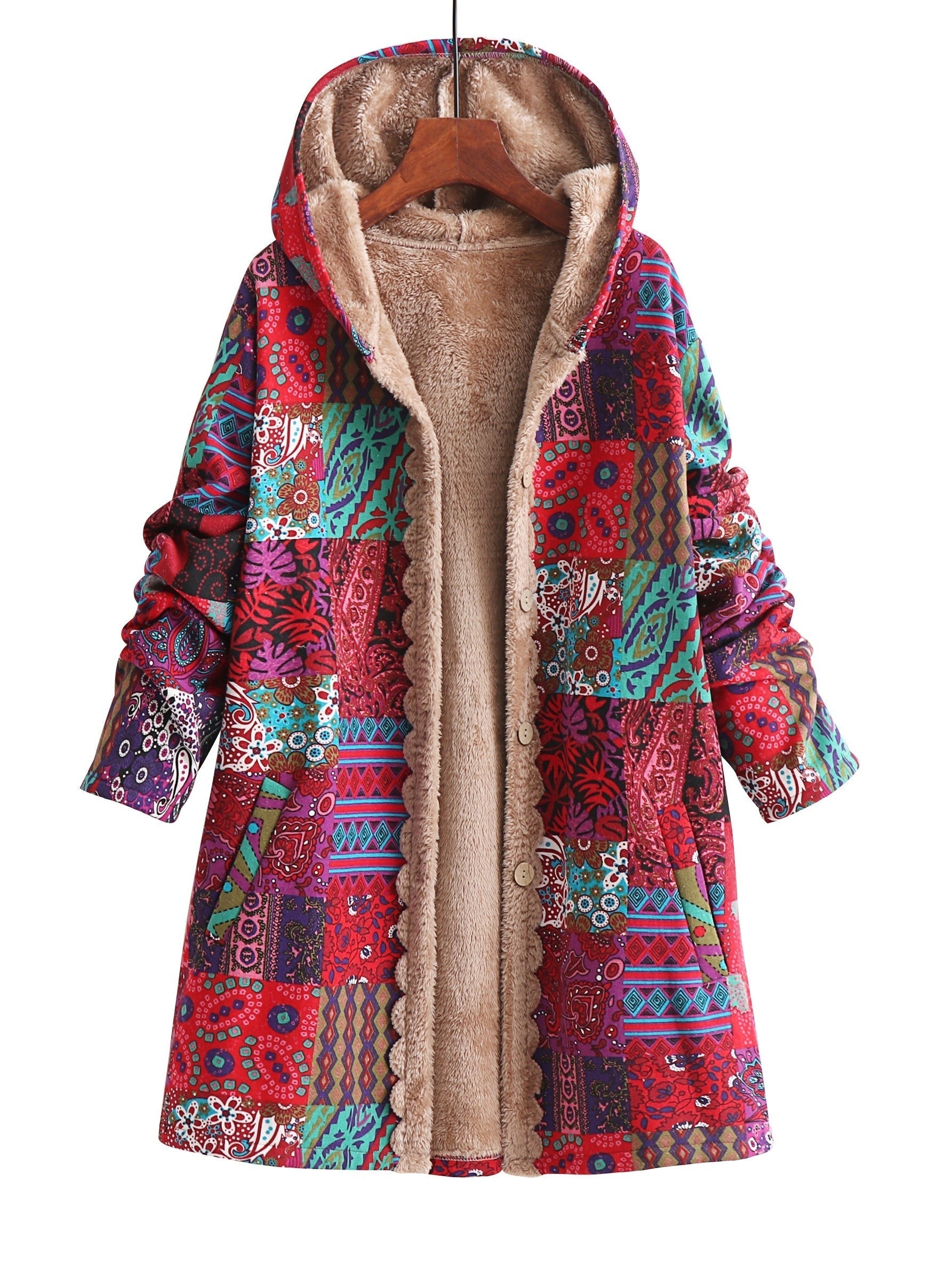LYDIA | CAPPOTTO PATCHWORK BOHO