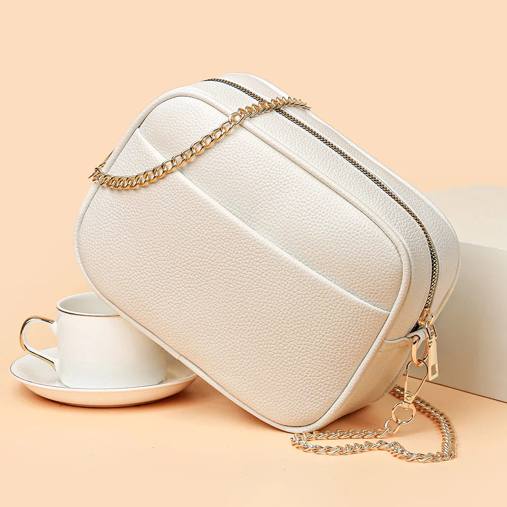 Zara | Borsa a Spalla in Pelle Raffinata