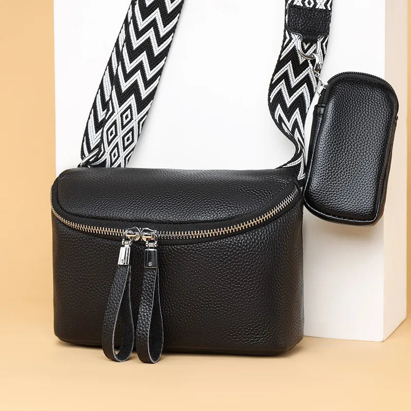 Nina | Borsa a Spalla in Pelle Raffinata