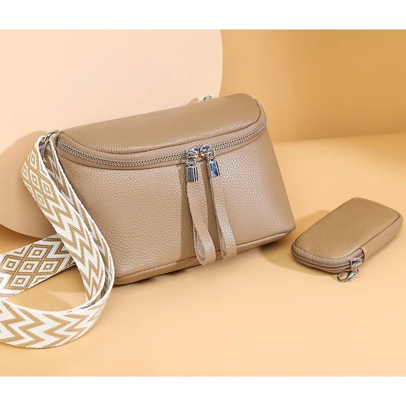 Nina | Borsa a Spalla in Pelle Raffinata
