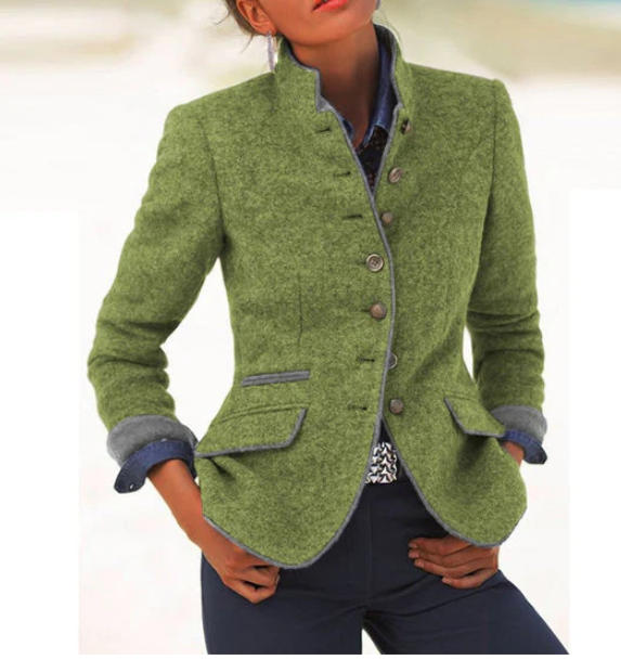 VALERY | CARDIGAN A COLLO ALTO