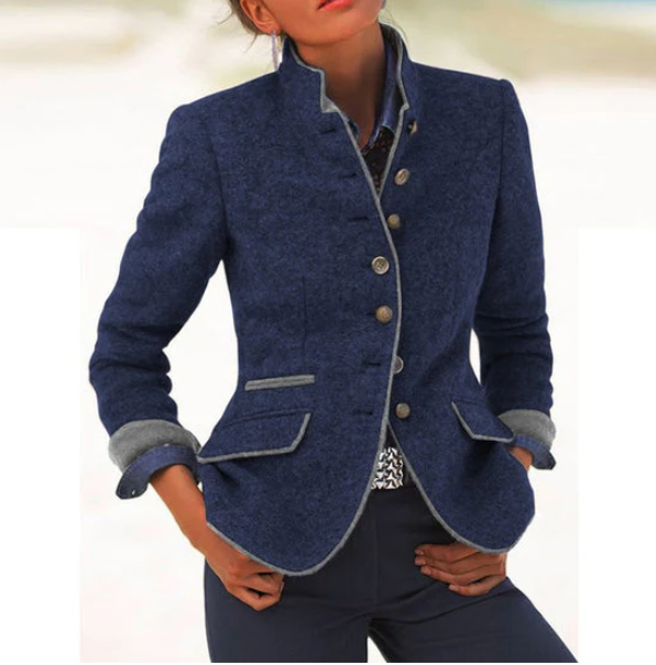 VALERY | CARDIGAN A COLLO ALTO