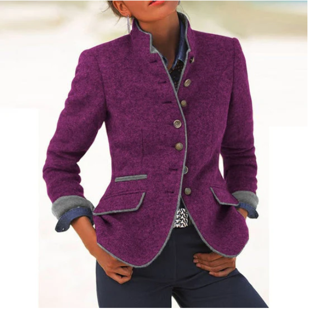 VALERY | CARDIGAN A COLLO ALTO