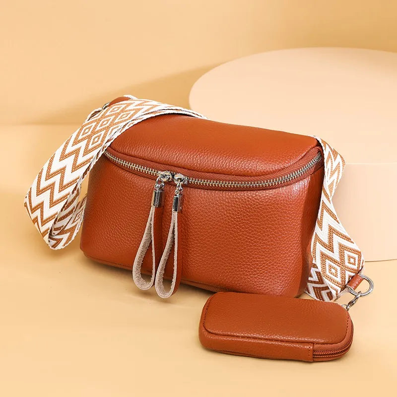 Nina | Borsa a Spalla in Pelle Raffinata