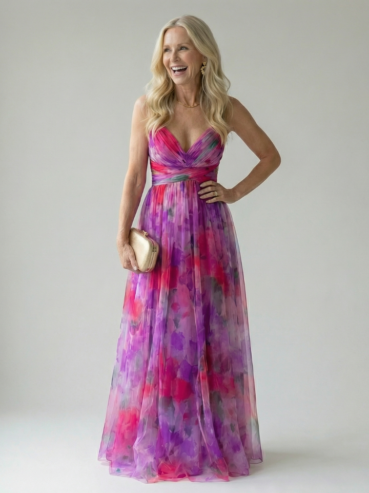 Isel | Maxi Dress Morbido a Fascia