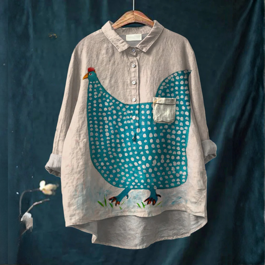 Henrietta | T-shirt Gioco Polka Dot Gallina