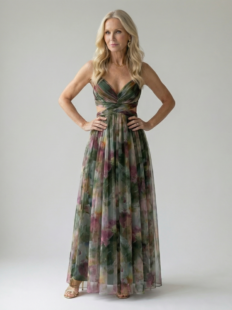 Isel | Maxi Dress Morbido a Fascia