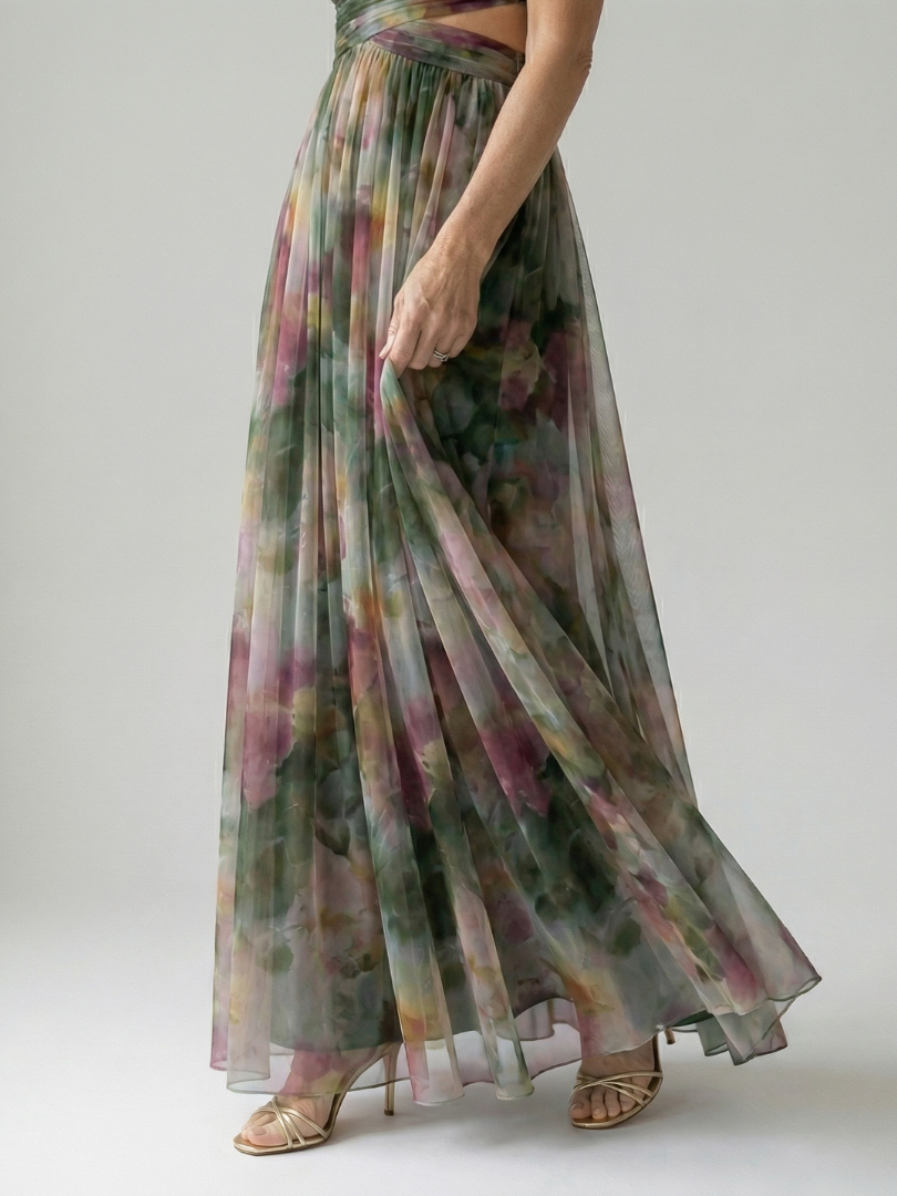 Isel | Maxi Dress Morbido a Fascia