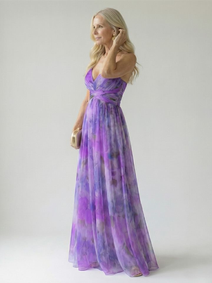 Isel | Maxi Dress Morbido a Fascia