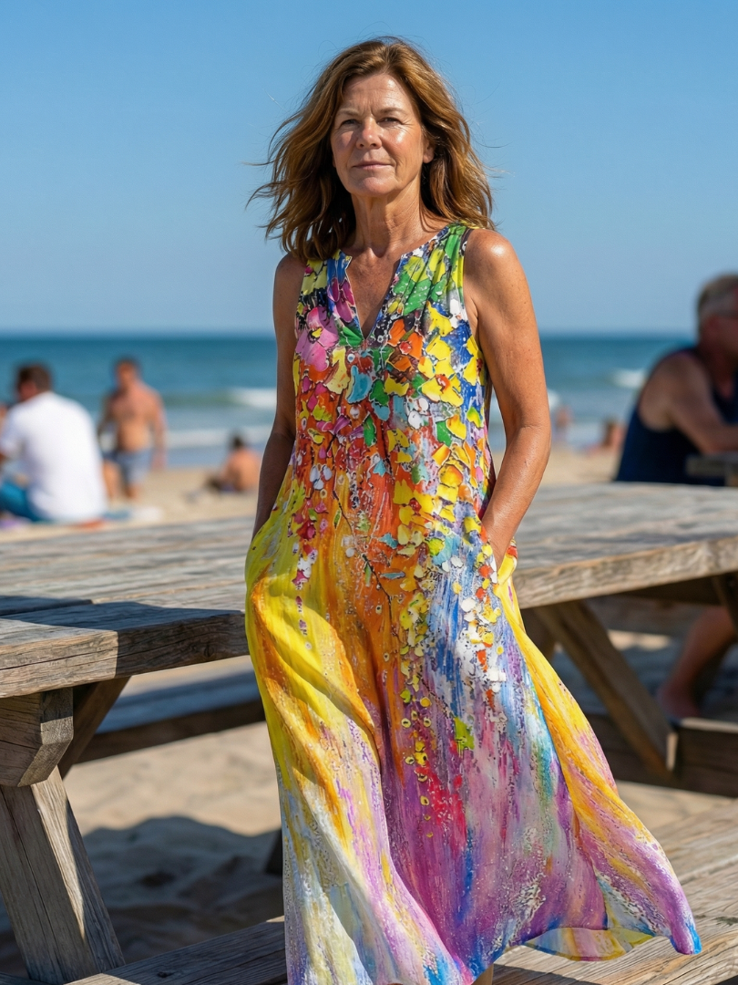 Alina | Abito Maxi All'Aperto