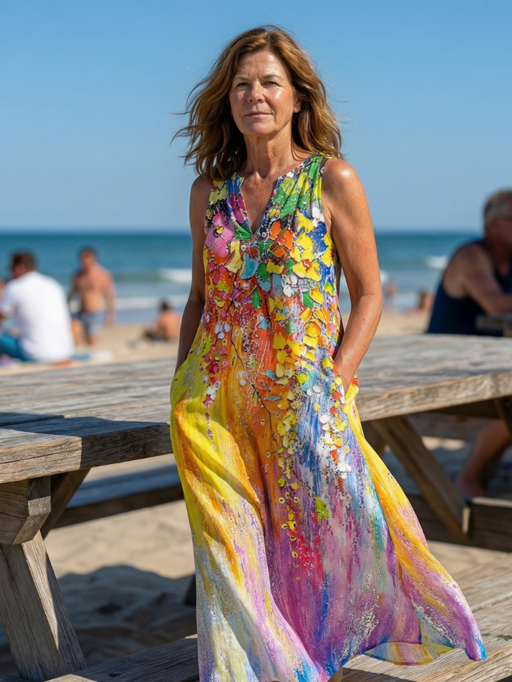Alina | Abito Maxi All'Aperto