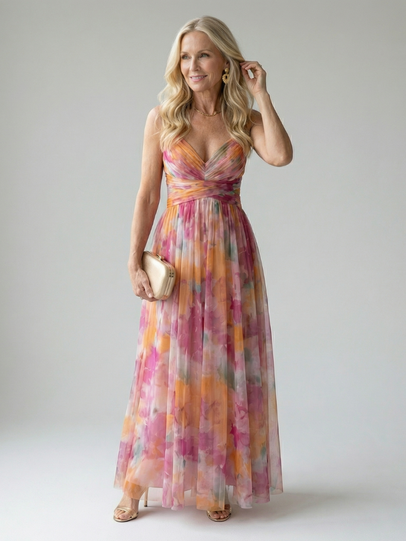 Isel | Maxi Dress Morbido a Fascia
