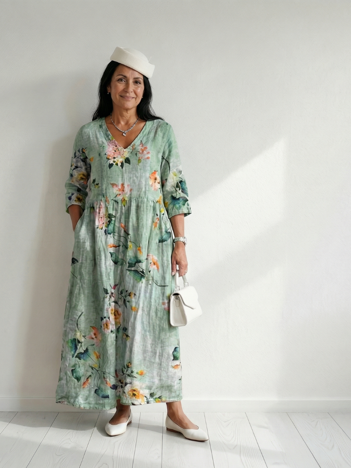 Reid | Vestito Midi a Morbida Vestibilità