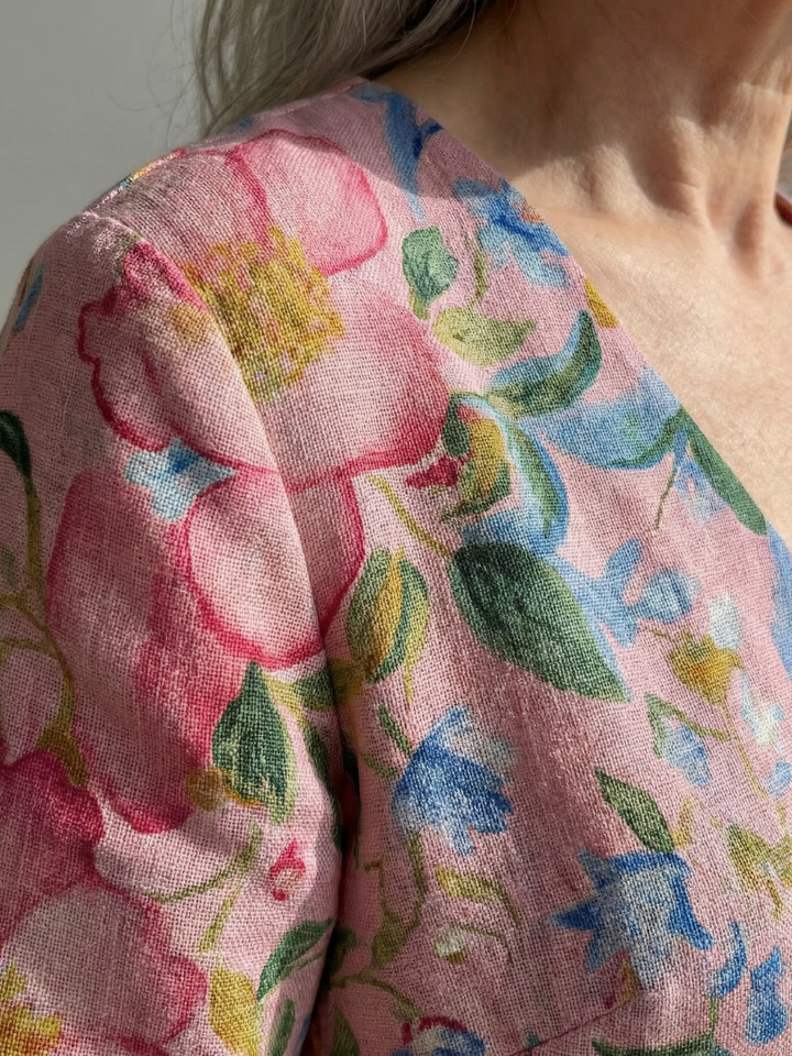 Julien | Abito Midi Floreale dalla Forma Leggera
