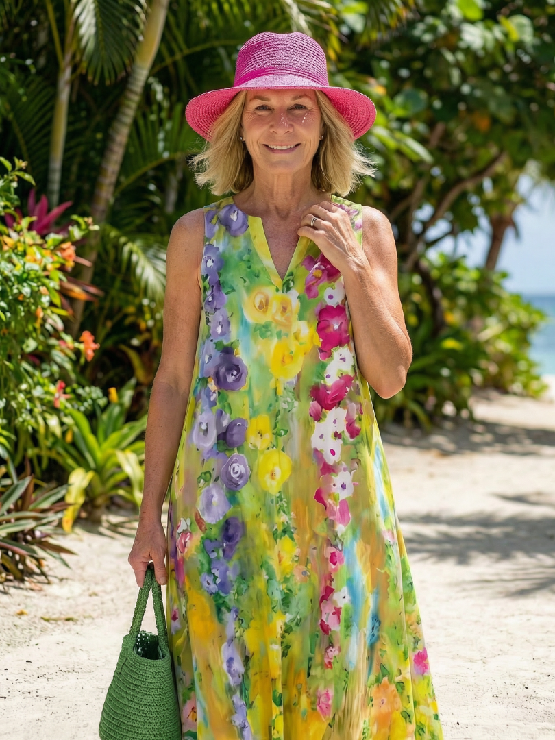 Avira | Maxi Dress Leggero a Flusso