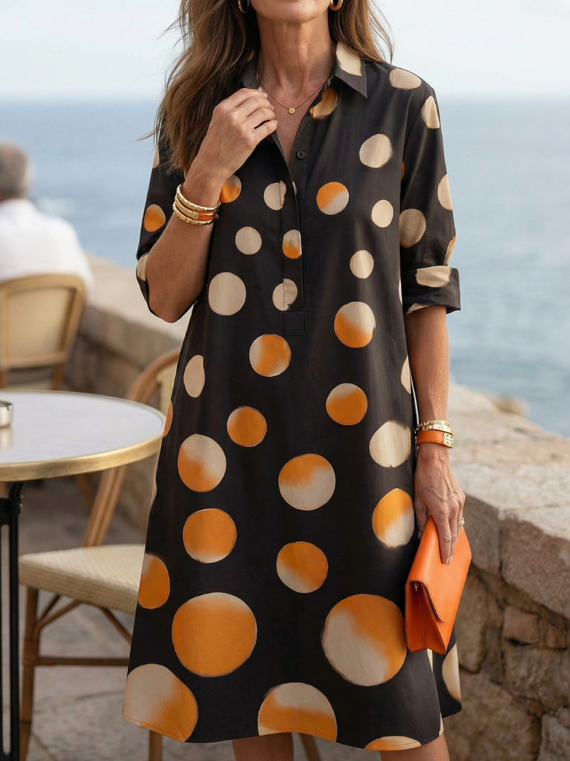 Vespera | Abito a Pois al Tramonto