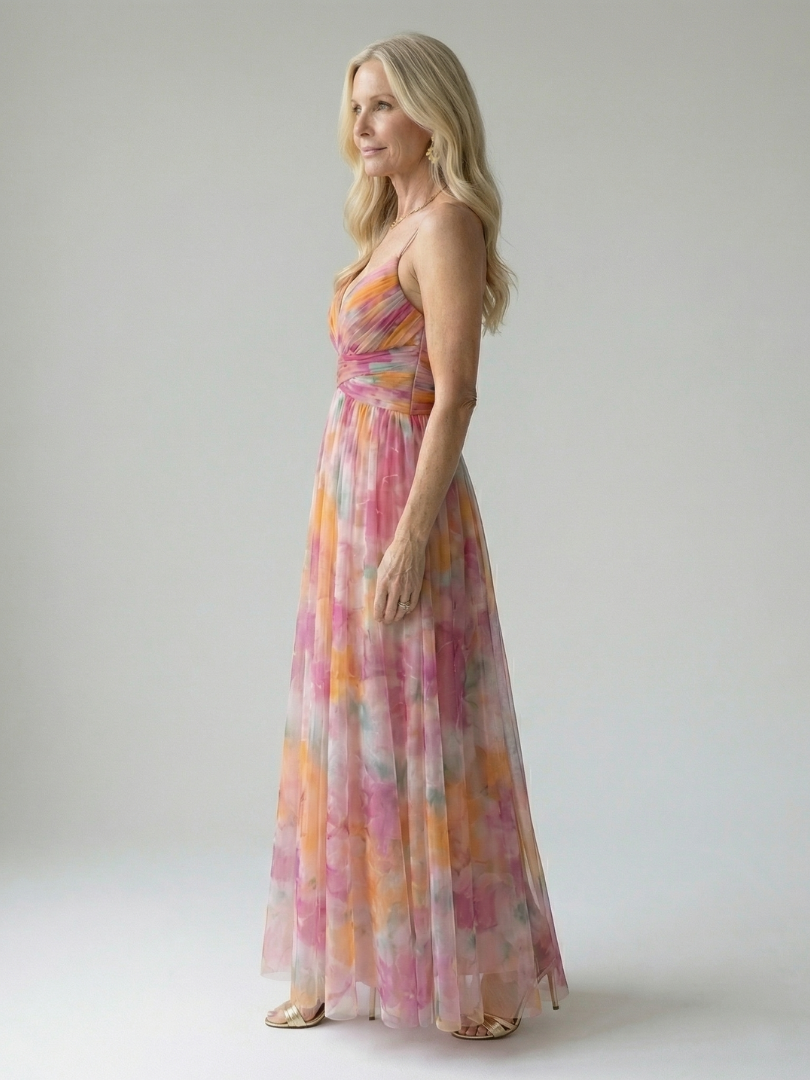 Isel | Maxi Dress Morbido a Fascia
