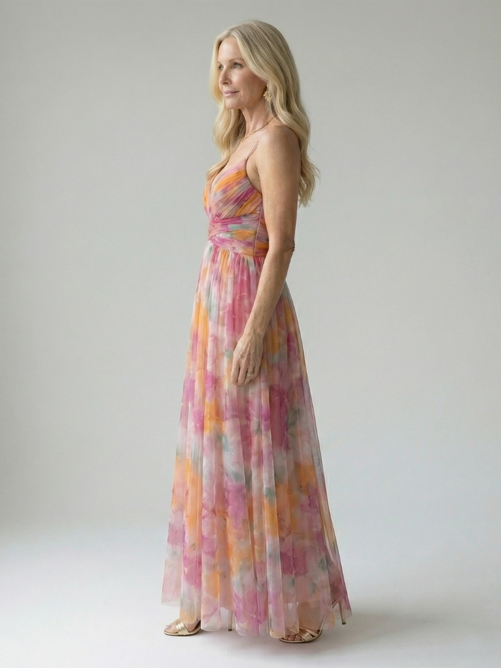 Isel | Maxi Dress Morbido a Fascia