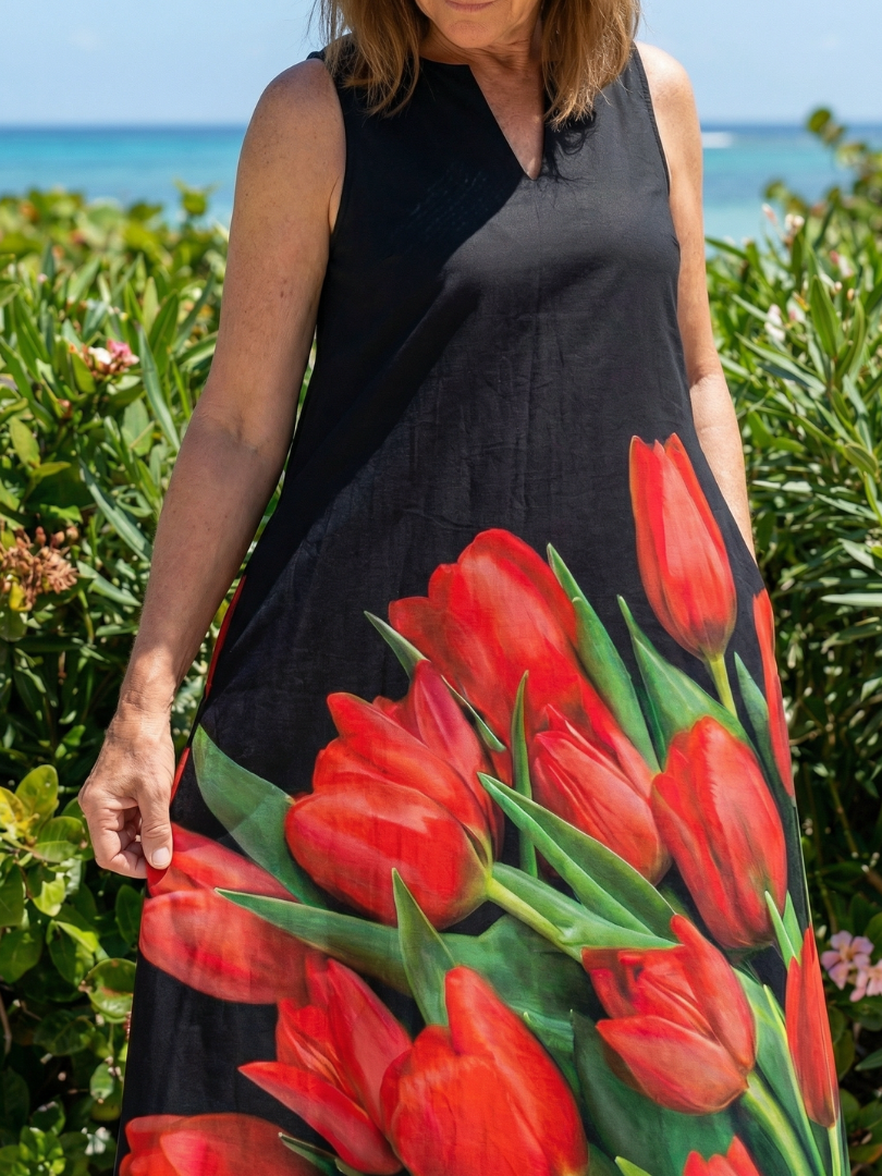 Cylia | Abito Maxi Rosa Morbida