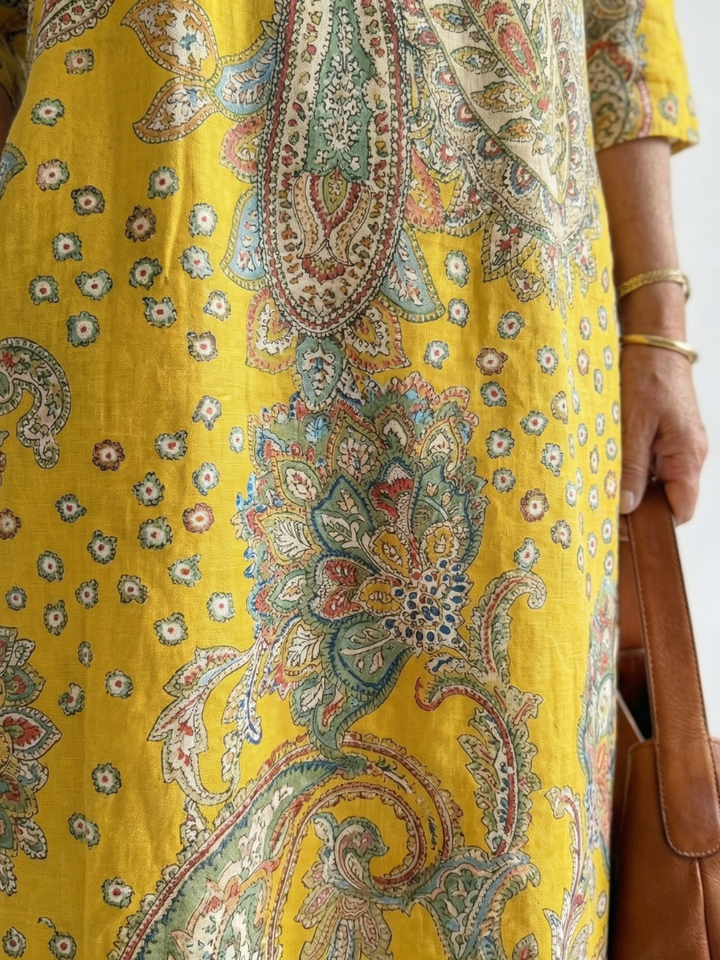 Rowan | Abito Midi Paisley Morbido