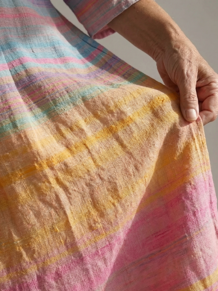 Blake | Abito Midi a Righe Sfumate Comfort