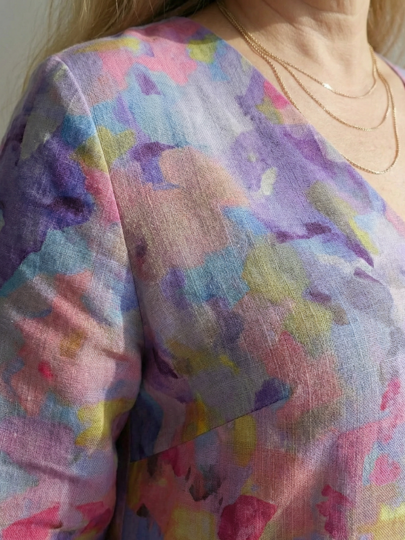 Benson | Vestito Midi a Fiori Astratti