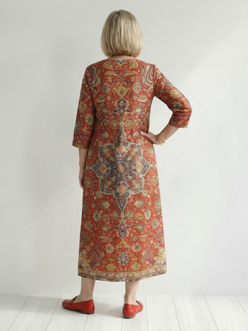 Carter | Abito Midi Patchwork Comodo