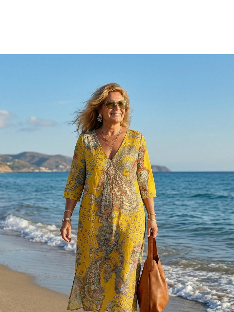 Rowan | Abito Midi Paisley Morbido