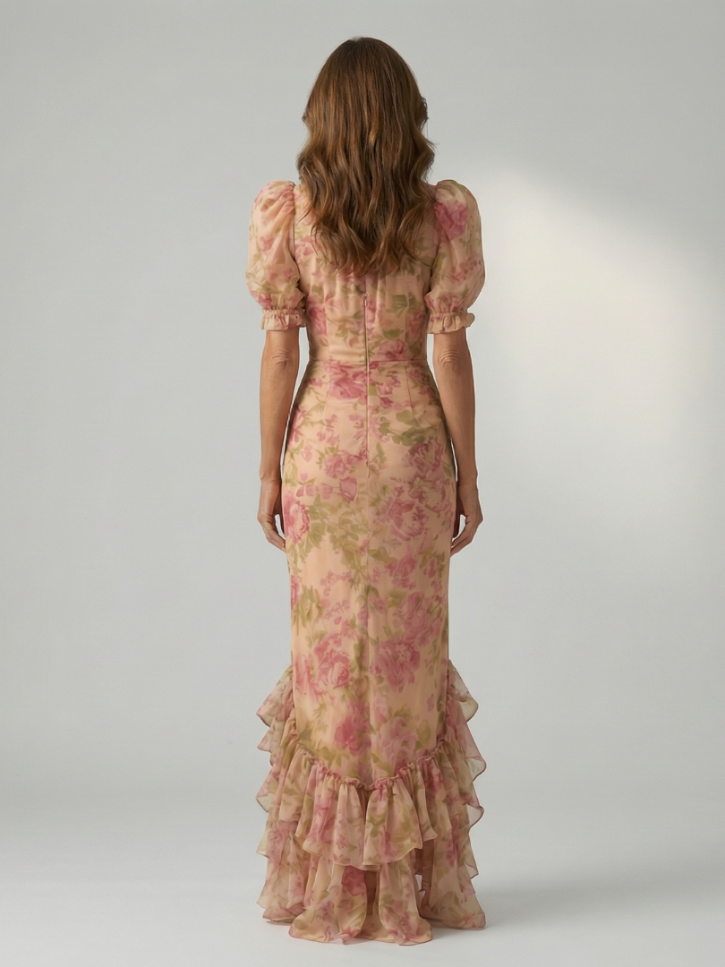 Vianne | Abito Maxi con Collo Alto Morbido