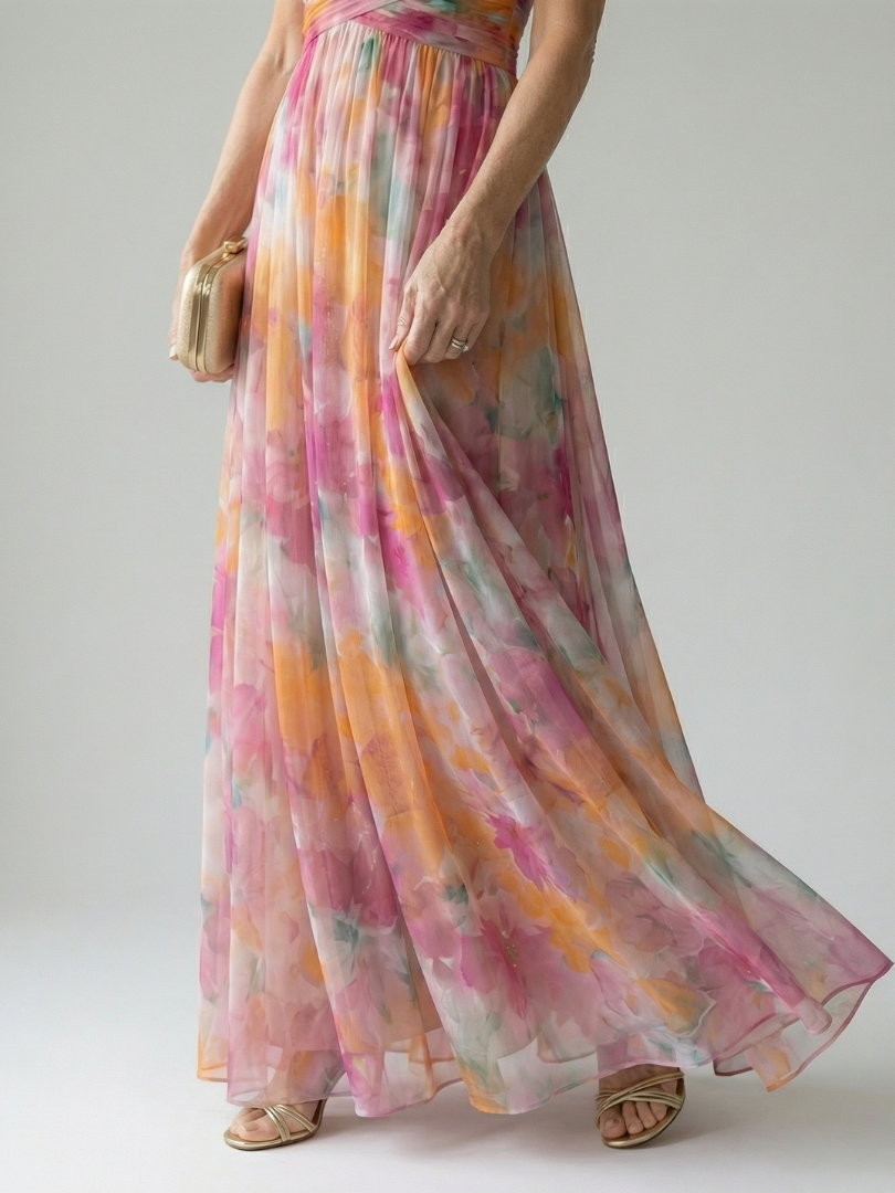 Isel | Maxi Dress Morbido a Fascia