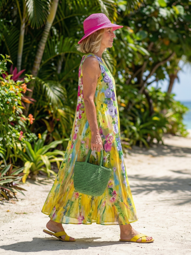 Avira | Maxi Dress Leggero a Flusso