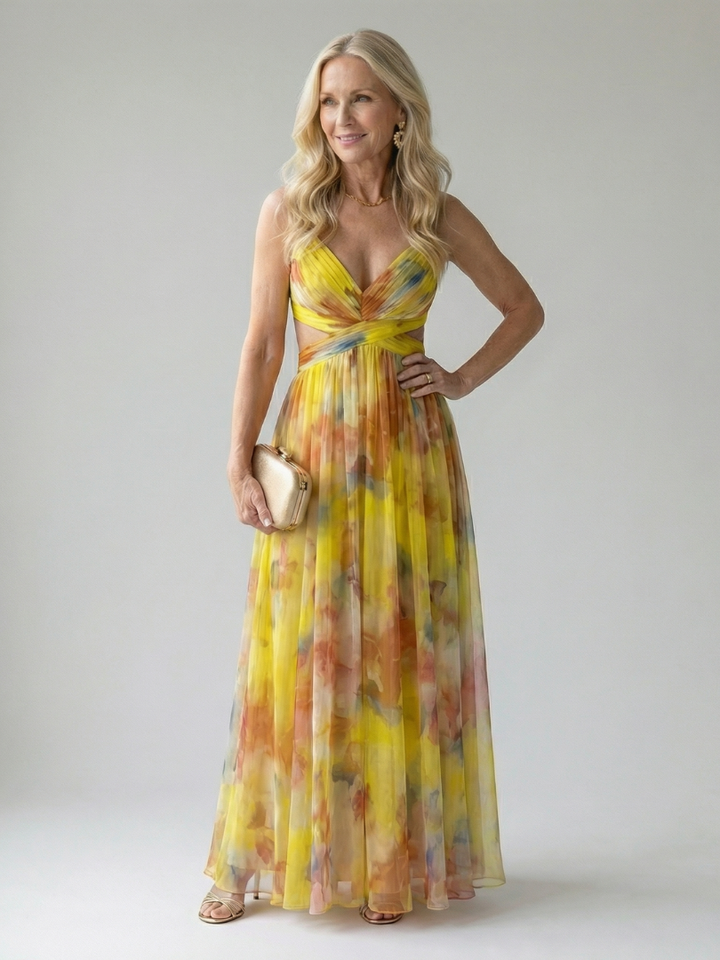 Isel | Maxi Dress Morbido a Fascia