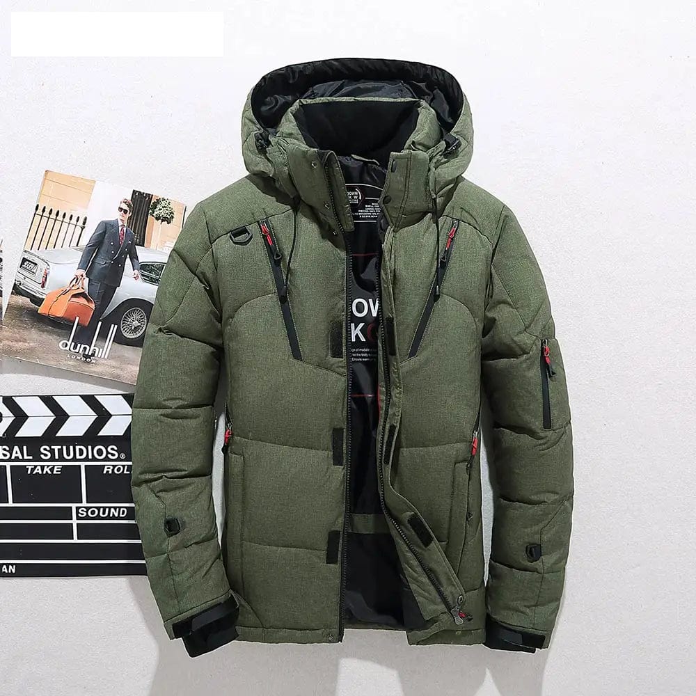 Deman | Mountain East Giacca Puffer in Piuma