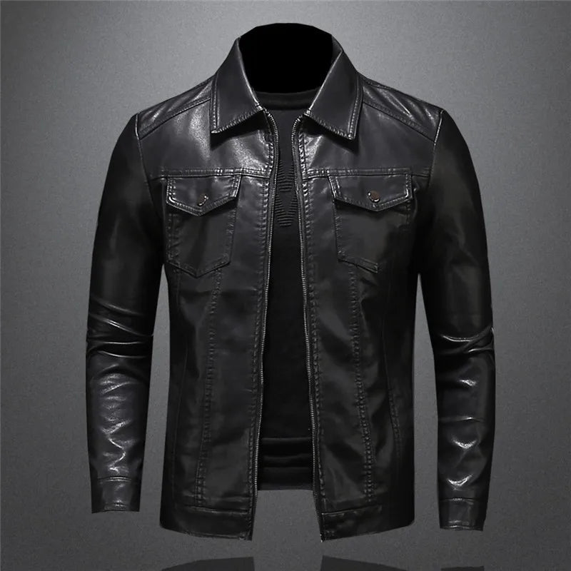 Laurence | Giacca di pelle casual