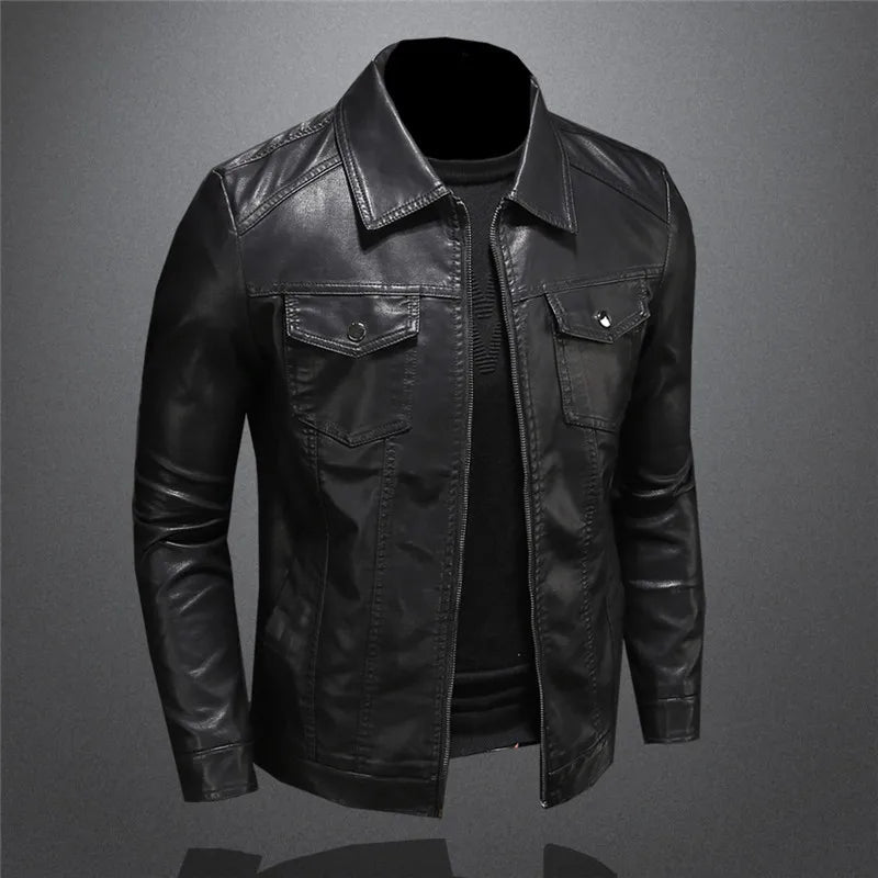 Laurence | Giacca di pelle casual