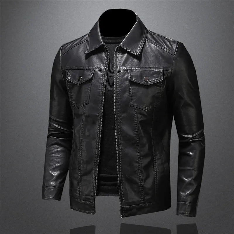 Laurence | Giacca di pelle casual