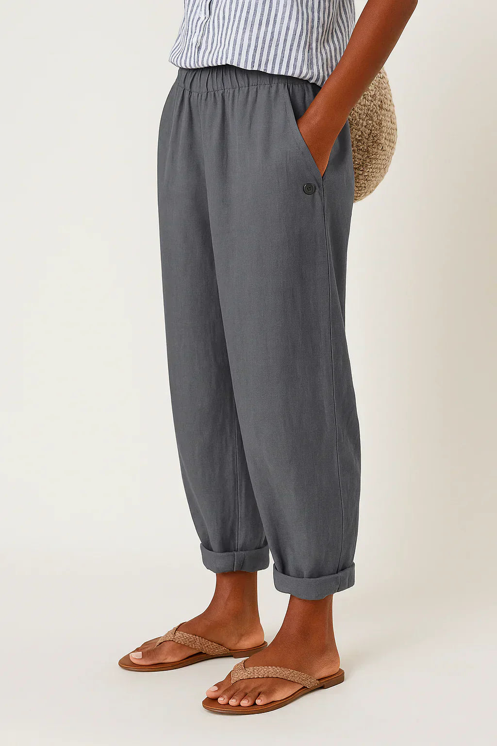 Edith | Pantaloni Confort Senza Tempo In Un Leggero Misto Lino e Cotone