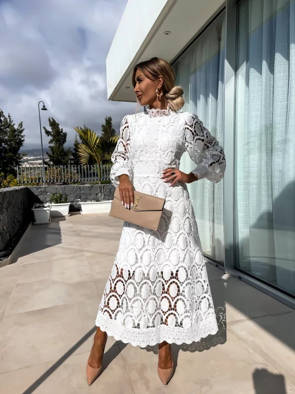 Liza™ - Romantico Abito in Pizzo