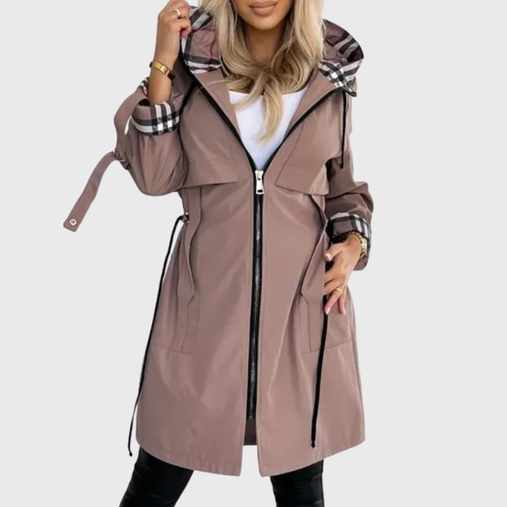 LORETTA | GIACCA CON ZIP FRONTALE