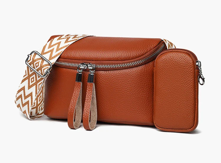 Nina | Borsa a Spalla in Pelle Raffinata