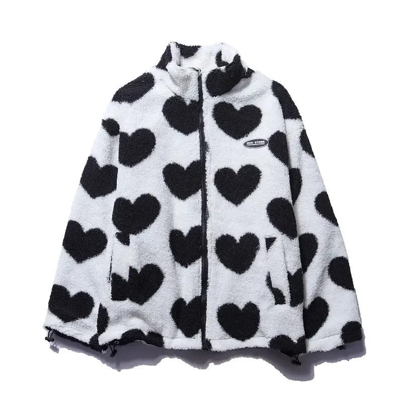 FIONA | GIACCA REVERSIBILE CUORI