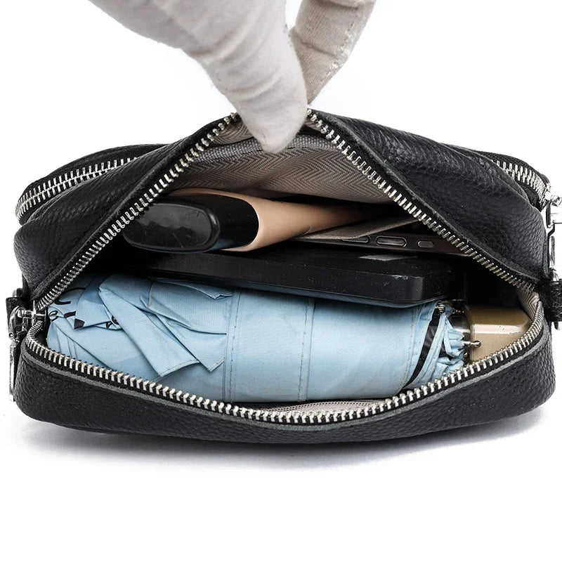 Talia | Borsa a Spalla in Pelle Raffinata