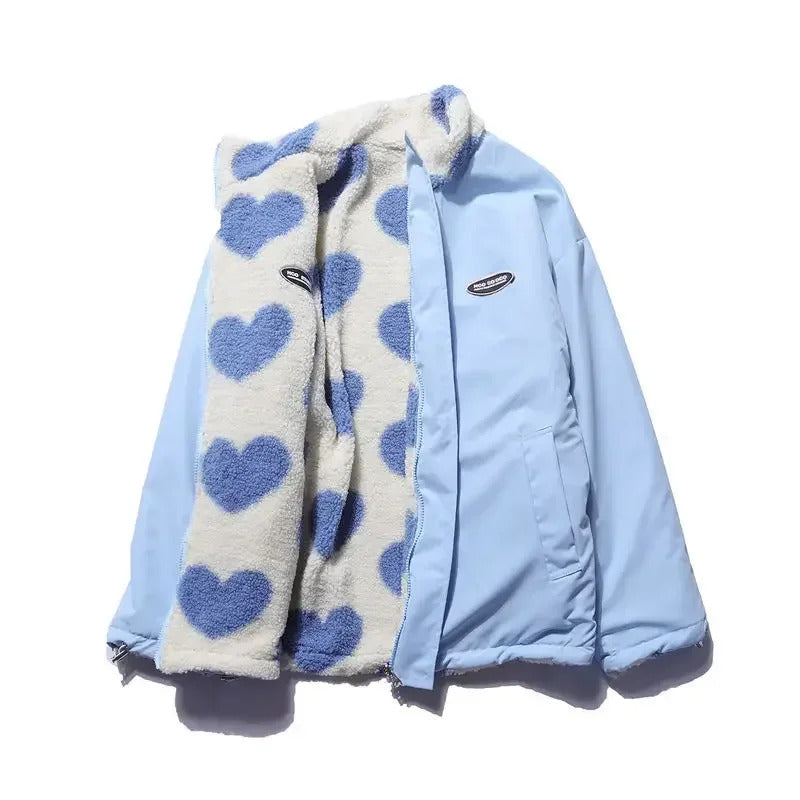 FIONA | GIACCA REVERSIBILE CUORI