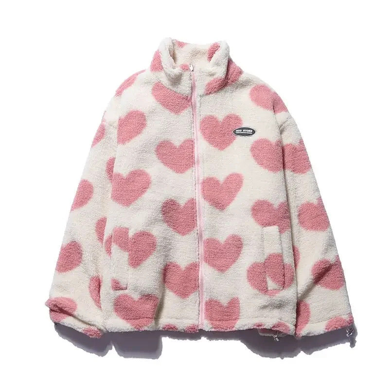 FIONA | GIACCA REVERSIBILE CUORI