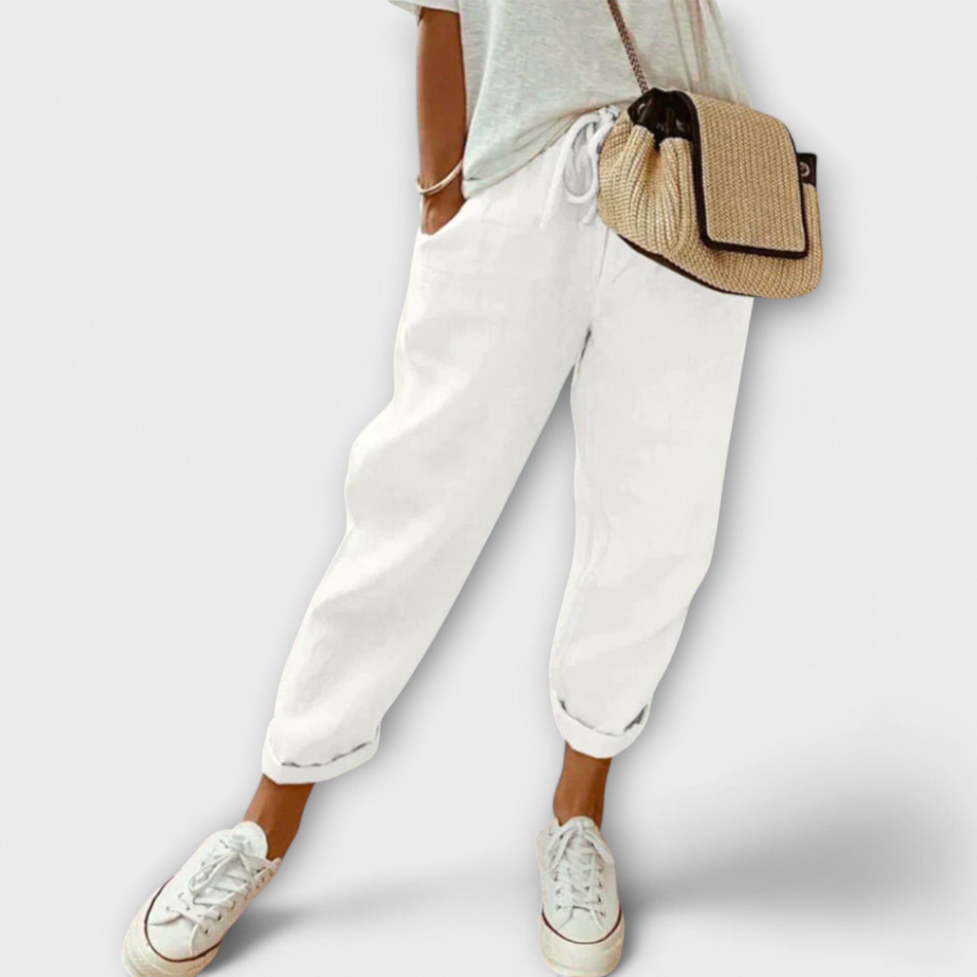 Bella | Pantaloni in lino Eleganti e Rilassati