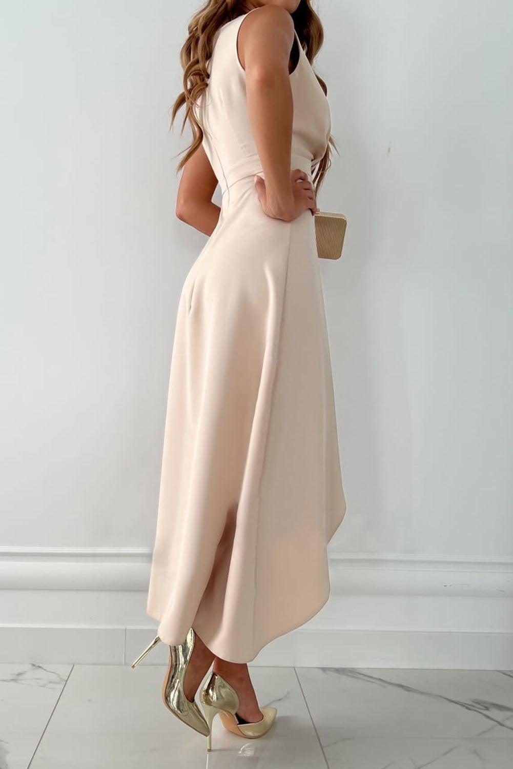 Rosamund | Abito con Motivo Rosa