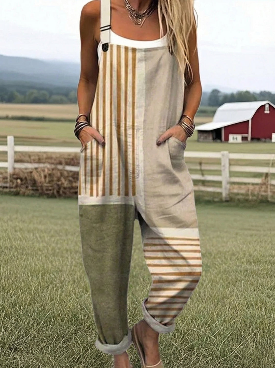 LS™ | Salopette Stampata per il Tempo Libero