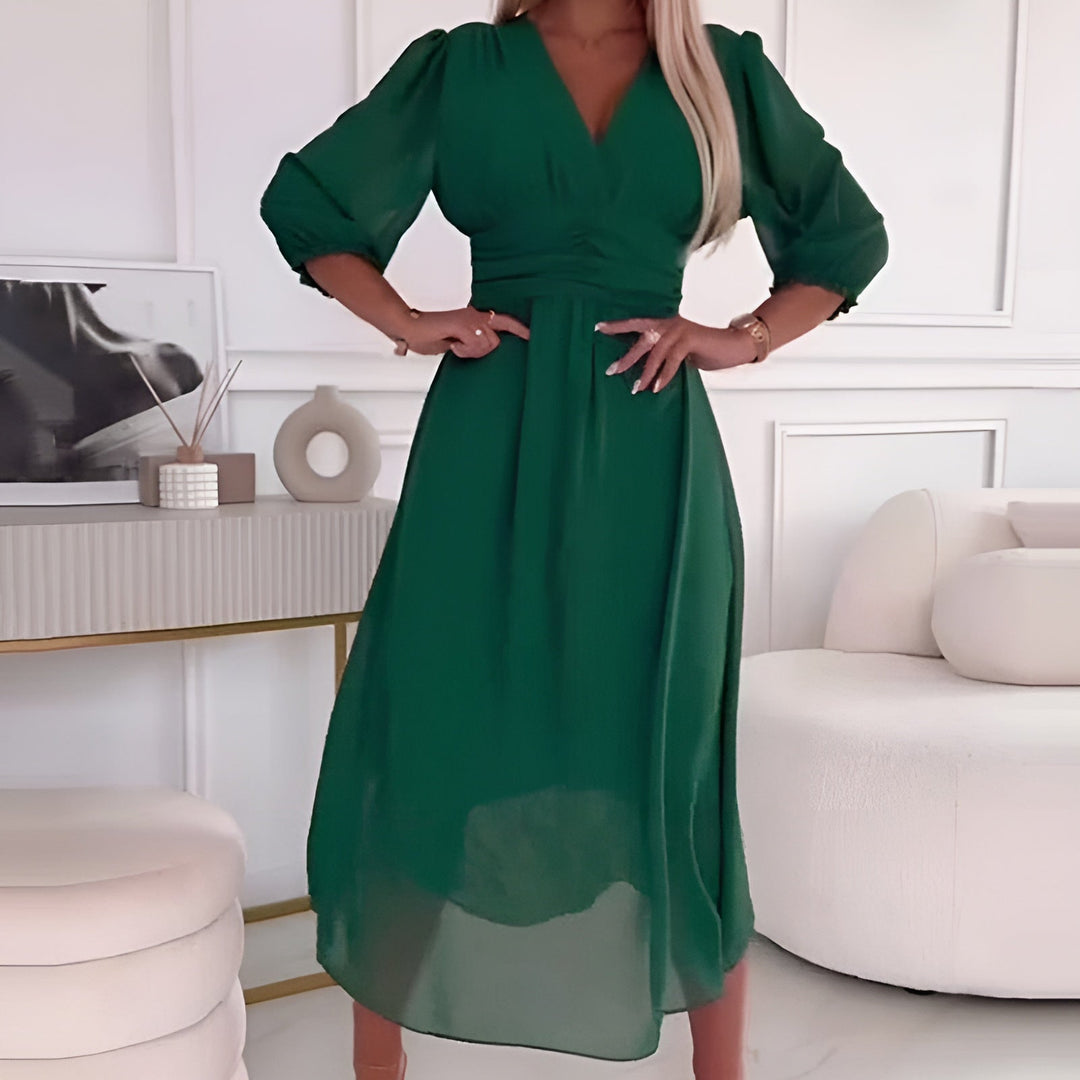 Nia | Elegante Abito a Portafoglio