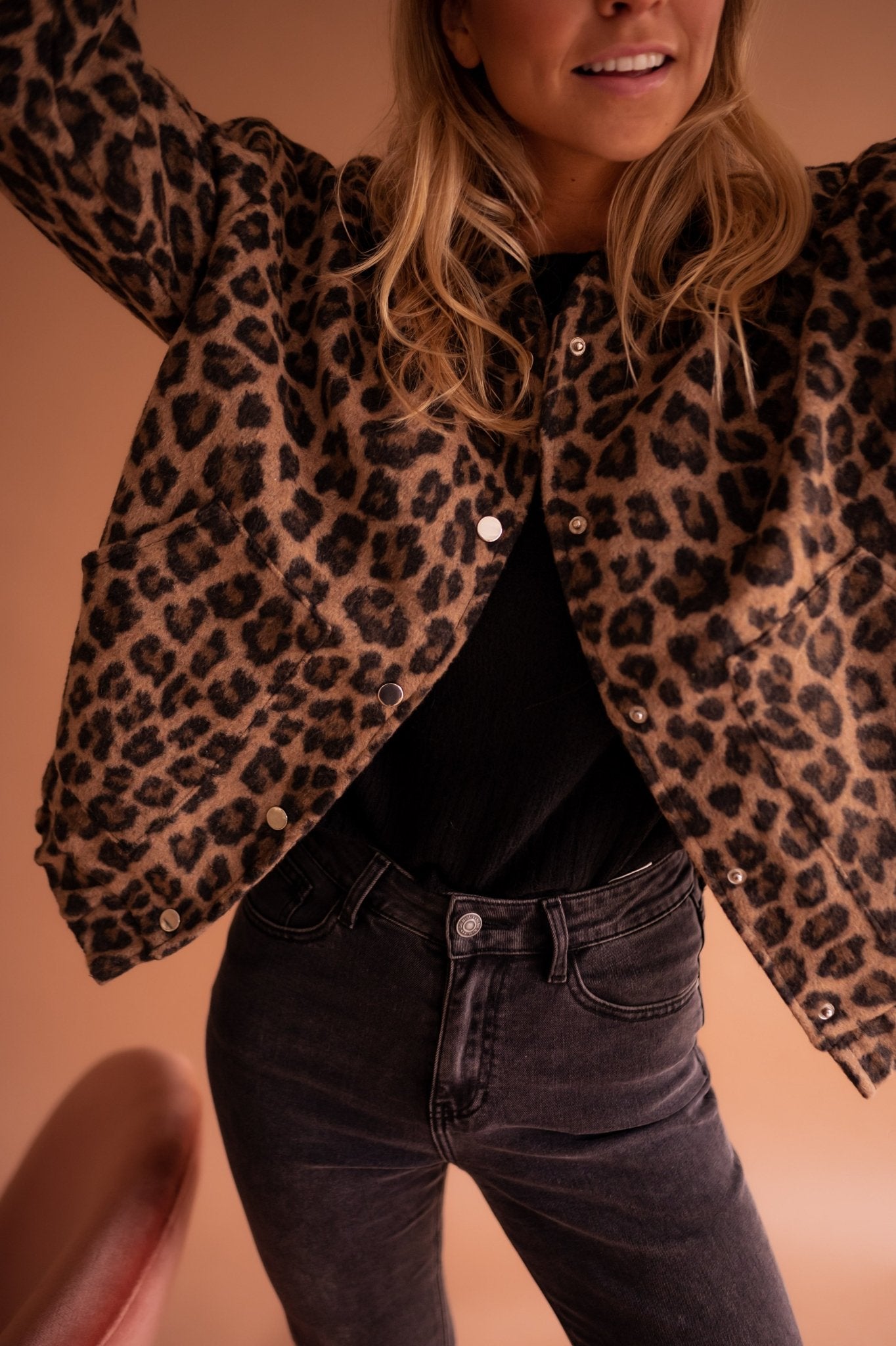 DANIELA | GIACCA LEOPARDATA CHIC